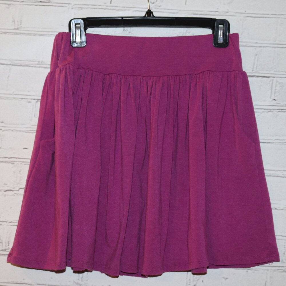 💜 Susie Rose Purple Skater Skirt · L (11/13) Soft, twirly, and secretly practic